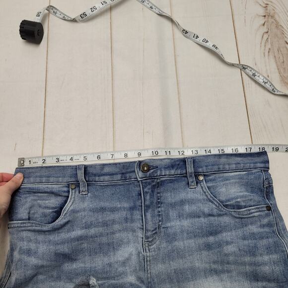 Carve Designs Blue Jean Shorts Vintage Distressed - Picture 5 of 8